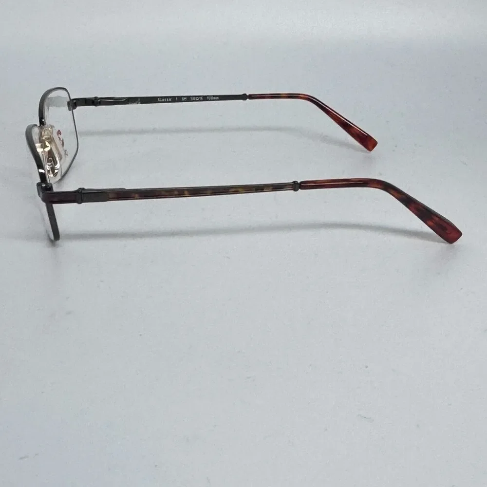 3M Classic 1 BROWN 50-15-130 Brown Metal Full‎ Rim Eyeglasses Frame H15673
